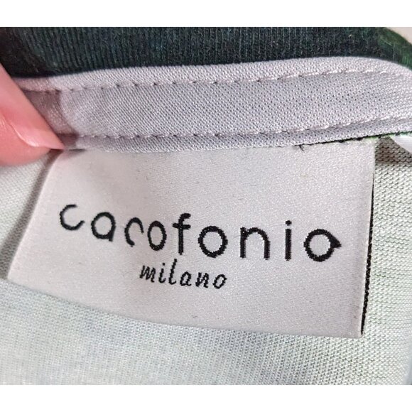 Cacofonia Milano The Swing Art Print Shirt Size Medium - Picture 5 of 9